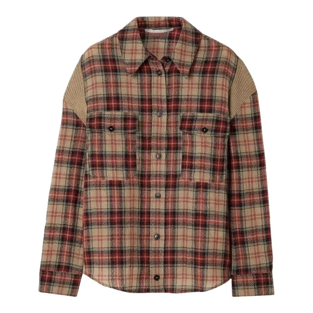 $1,075 Stella McCartney Glen plaid ribbed flannel
